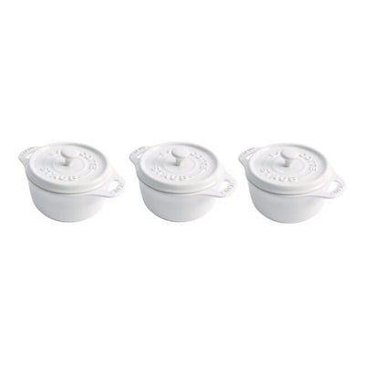 Staub Stoneware Mini Dutch Ovens