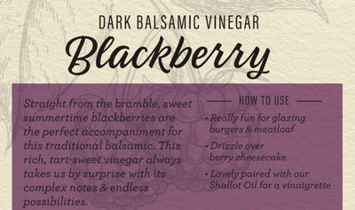Blackberry Dark Balsamic Vinegar