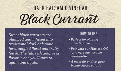 Black Currant Dark Balsamic Vinegar