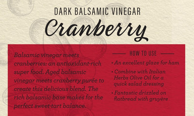 Cranberry Dark Balsamic Vinegar