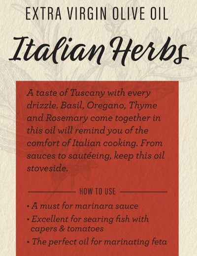Italian Herbs Extra Virgin Olive Oil