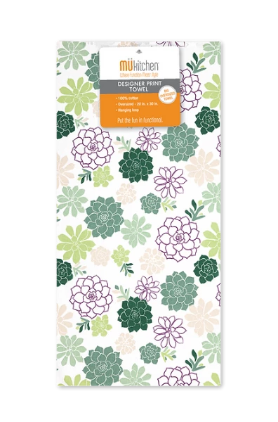 Mu Kitchen Oversized Kitchen Towels, Fun Patterns