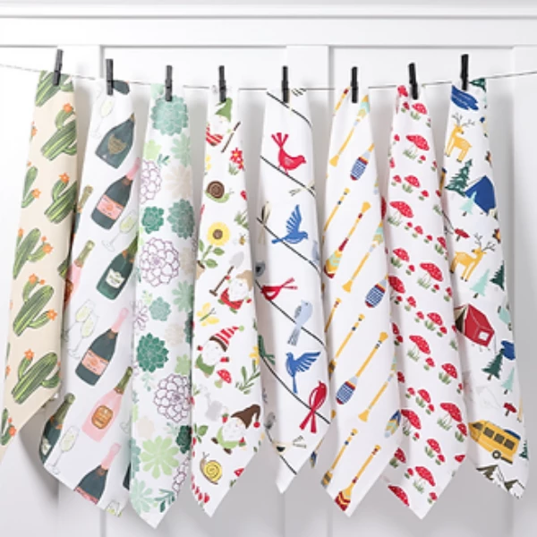 Mu Kitchen Oversized Kitchen Towels, Fun Patterns