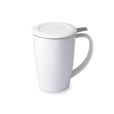Curve Teaware Tall Tea Mug w/ Infuser & Lid - Teaware - Red Stick Spice Company