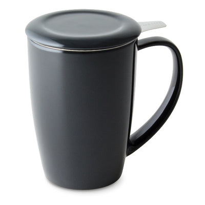 Curve Teaware Tall Tea Mug w/ Infuser & Lid - Teaware - Red Stick Spice Company