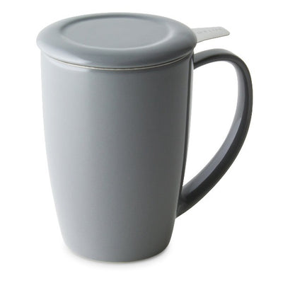 Curve Teaware Tall Tea Mug w/ Infuser & Lid - Teaware - Red Stick Spice Company