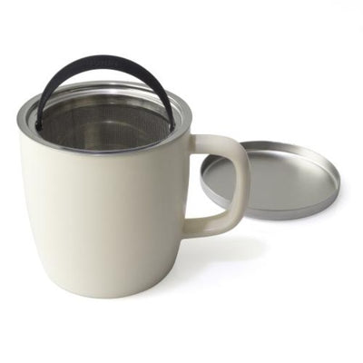 Small Dew Mug with Infuser & Lid 11oz - Teaware - Red Stick Spice Company
