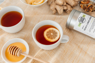 lemon ginger tea with honey